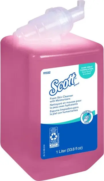 SCOTT PRO Nettoyant en mousse pour la peau avec hydratants, 1L