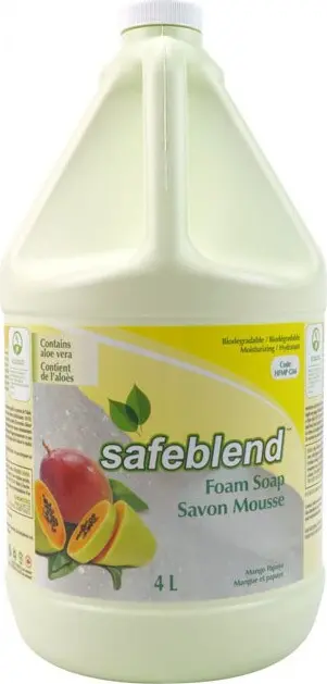 SAFEBLEND Savons mousse parfum mangue papaye