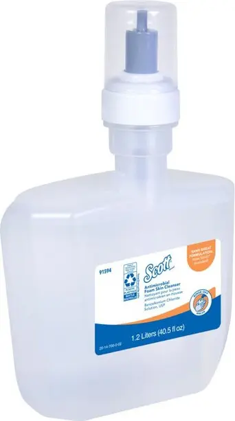 SCOTT Savon à mains antibactérien en mousse luxueux