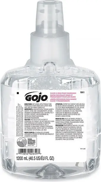 GOJO Savon à mains en mousse Ultra Doux, 1200 mL