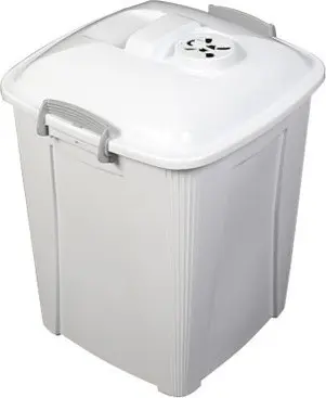 Poubelle pour couches simple avec système de ventilation 7 gal