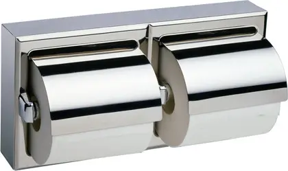 B-6999 Distributeur de papier hygiénique double avec plaque protectrice