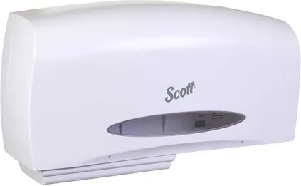 09609 Scott Essential Distributeur double de papier hygiénique grand format sans noyau