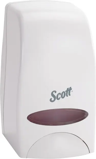 Scott Essential Distributrice manuelle de savon à mains en mousse