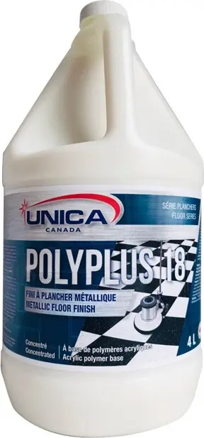 POLYPLUS 18 Fini à plancher métallique acrylique