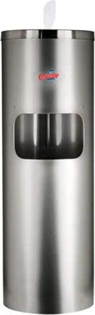 Distributeur sur pied en acier inoxydable Certainty