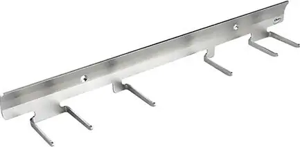 Support mural en acier inoxydable pour 6 outils