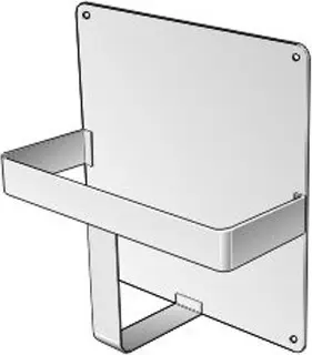 Support de rangement en acier inoxydable bassin de lit Simple 875-1