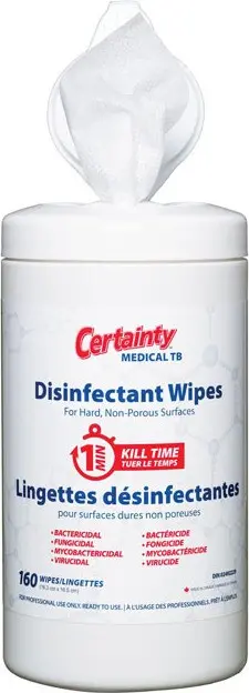 MEDICAL TB Lingettes désinfectantes en 1 minute