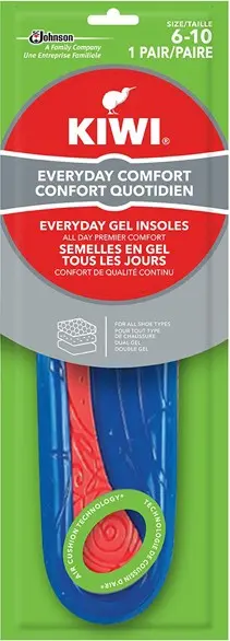 Semelles en gel Confort Quotidien KIWI