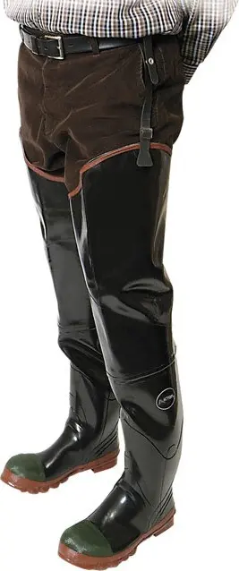 Cuissardes de protection avec doublure