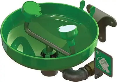 Poste de douche oculaire/faciale avec bol