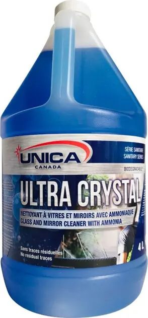 ULTRA CRYSTAL Nettoyant à vitres et miroirs avec ammoniaque