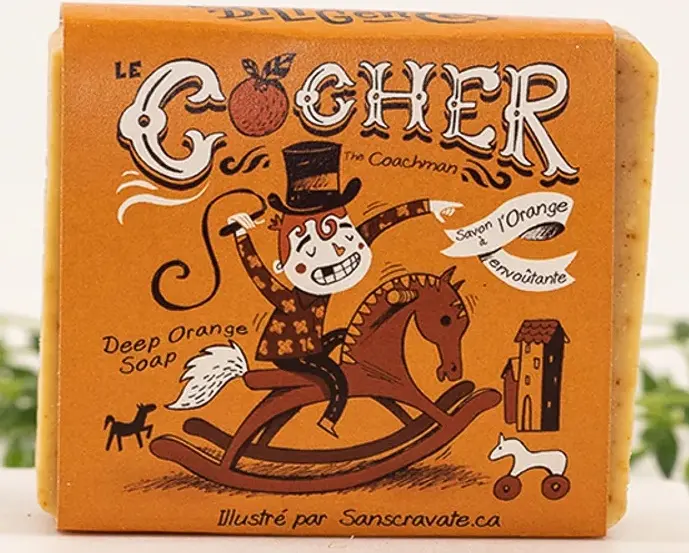 Savon Le Cocher - orange envoûtante 100 g