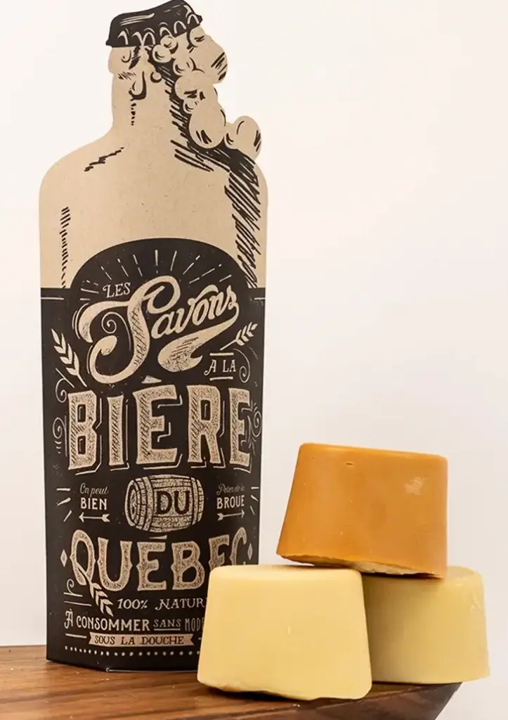 Trio de savons à la bière Savon