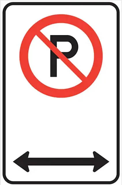 Panneau de signalisation pour le stationnement