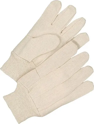 Gant de coton 8 oz avec poignet de tricot pour femme