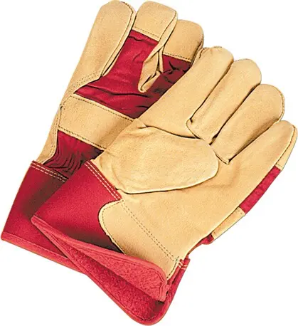 Gants d'ajusteur en cuir et doublure Thinsulate