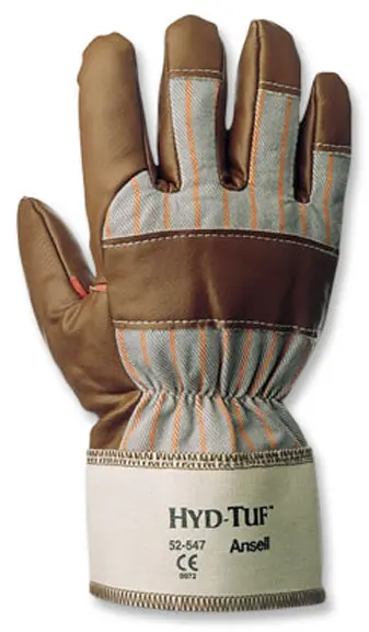 Gants imprégnés de nitrile avec revers de coton Hyd-Tuf
