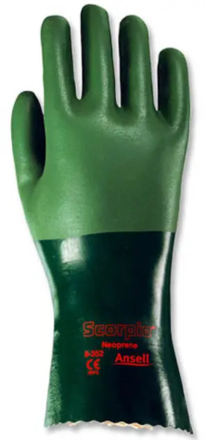 Gants en coton enduit de néoprène Scorpio