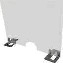 Écran antivirus en polycarbonate amovible