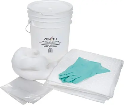 Trousse de départ pour déversements d'huile