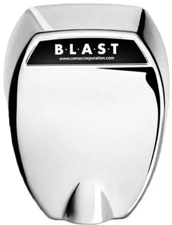 Comac Blast Séchoir à mains en acier inoxydable