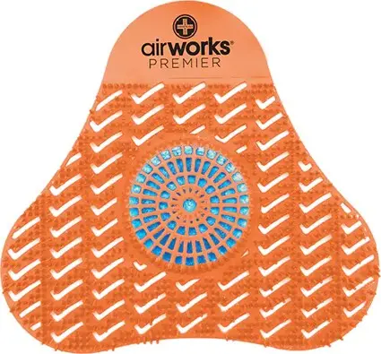 Air Works Tamis d'urinoir avec bloc désodorisant, 60 jours