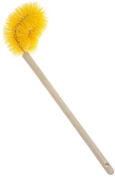 Brosse à cuvette avec broche torsadée