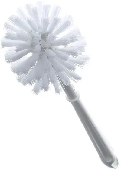 Brosse à cuvette ronde à double action