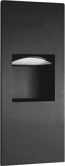 Distributeur de papiers et poubelle encastrée de 31'' Bobrick B-36903 TRIMLINE