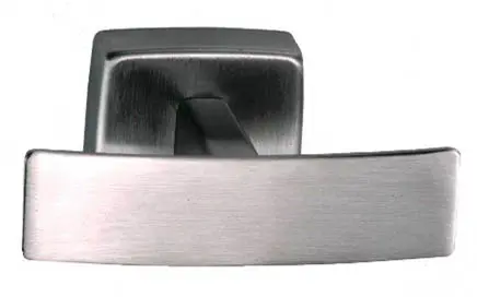 Crochet double pour salle de bain en acier inoxydable