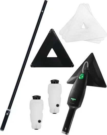 STINGRAY Système de lavage des vitres avec tampons nettoyants jetables