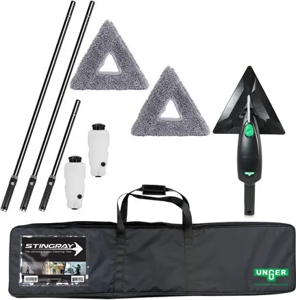 SRKB7 STINGRAY Ensemble pour lavage de vitre avec tampons microfibre