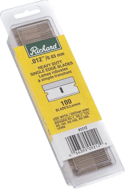 Lames de rechange pour grattoir en métal - 1-1/2"