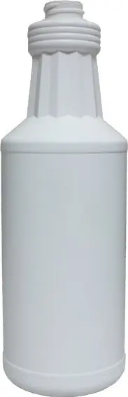 Bouteille en plastique blanche non graduée 1 L