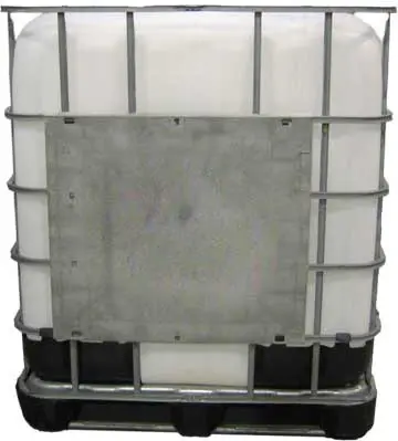 Réservoir Tote avec base de métal, 1000 L