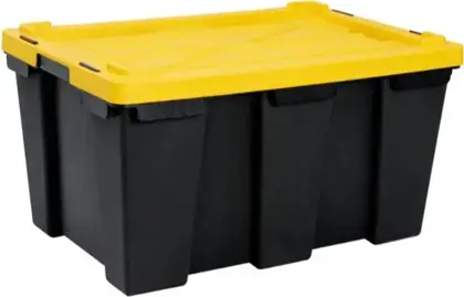 Boîte de rangement 104 L, noir