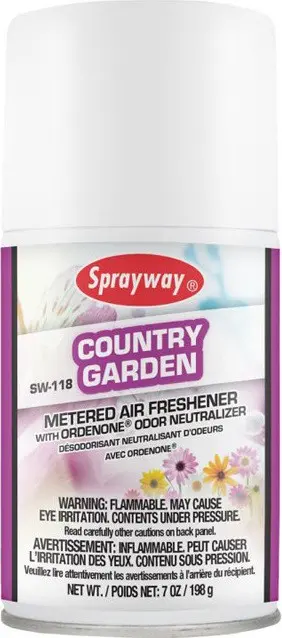 METERED Rafraîchisseur d'air en aérosol parfum jardin de campagne