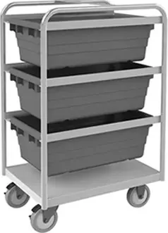 Râtelier mobile en acier inoxydable à deux côtés