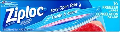 Sacs pour congélateur format grand Ziploc