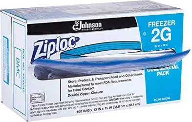 Sacs pour congélateurs Ziploc 2 gal , 100 sacs