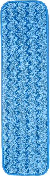 ALTER Tampon humide en microfibre bleu, 18"