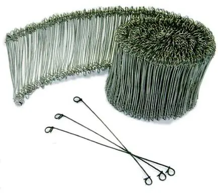 Attaches en fil d'acier 7" 2500 attaches