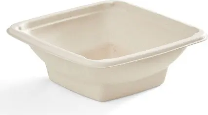 Contenant pour emporter en bambou de 16 oz 6'' X 6''