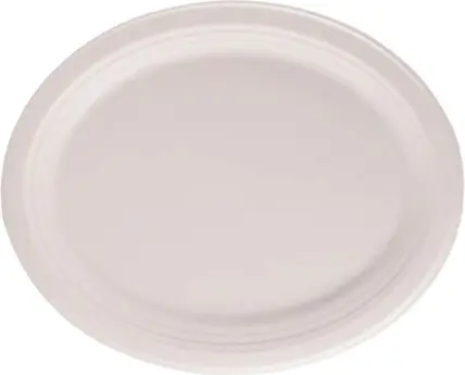 Assiette ronde en bagasse compostable