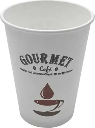 Gourmet, Verre en carton pour breuvages chauds