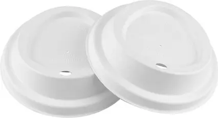 Couvercle dôme en bagasse pour verre à café en carton