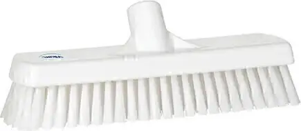 Brosse à récurer pour planchers et murs avec fibres fermes 12"