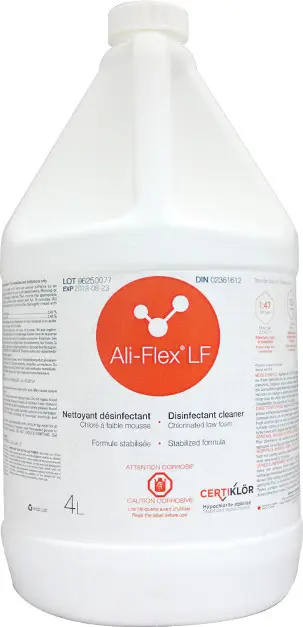 ALI-FLEX LF Nettoyant désinfectant chloré à faible mousse